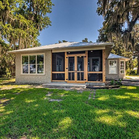 Riverfront Darien Cottage With Private Dock! Exterior foto