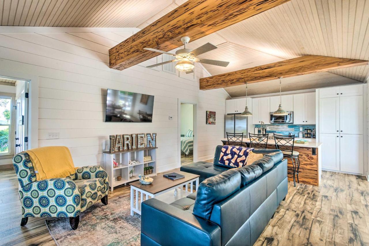 Riverfront Darien Cottage With Private Dock! Exterior foto