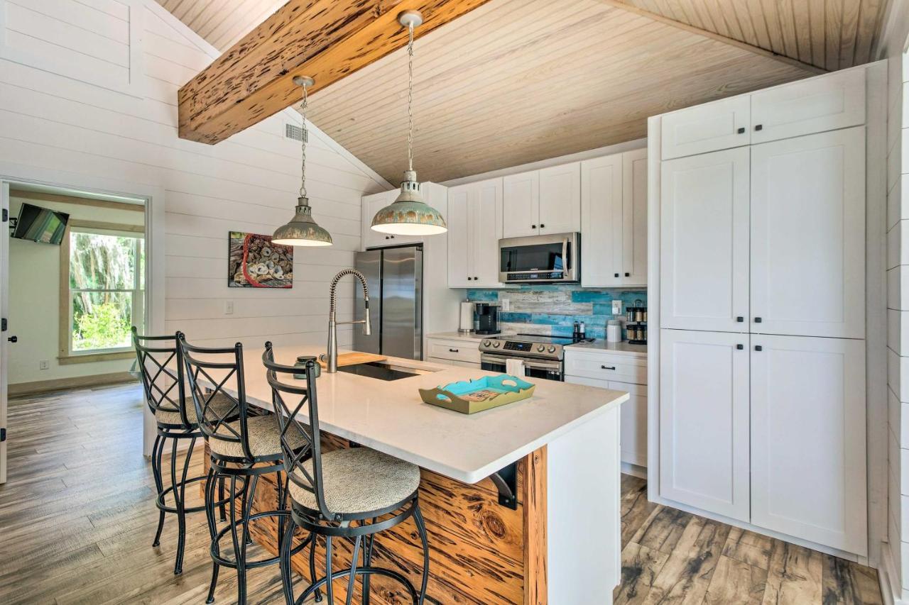 Riverfront Darien Cottage With Private Dock! Exterior foto