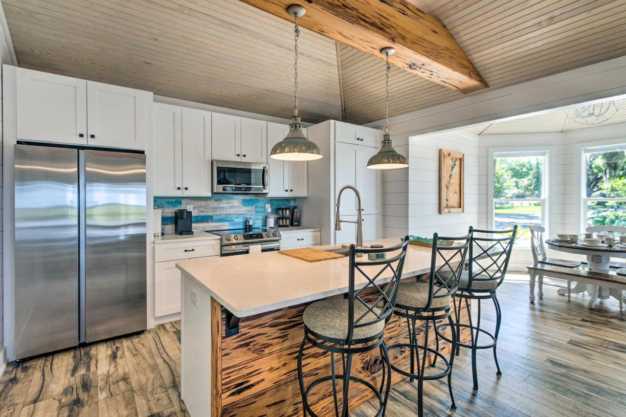 Riverfront Darien Cottage With Private Dock! Exterior foto