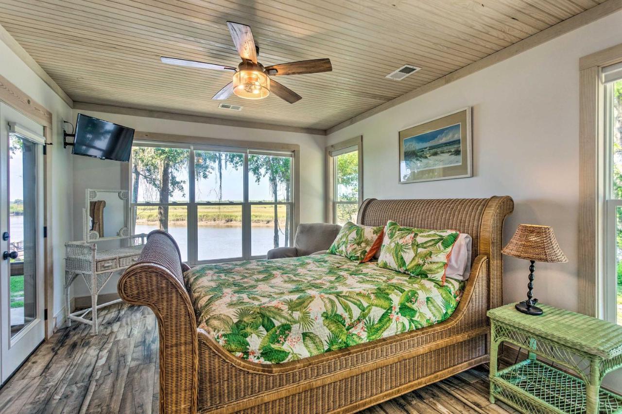 Riverfront Darien Cottage With Private Dock! Exterior foto