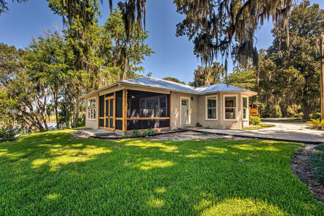 Riverfront Darien Cottage With Private Dock! Exterior foto
